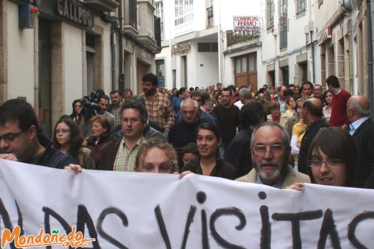 Manifestación
Manifestantes por las calles de Mondoñedo
