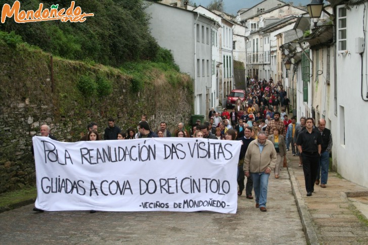 Manifestación
La manifestación por las calles de Mondoñedo
