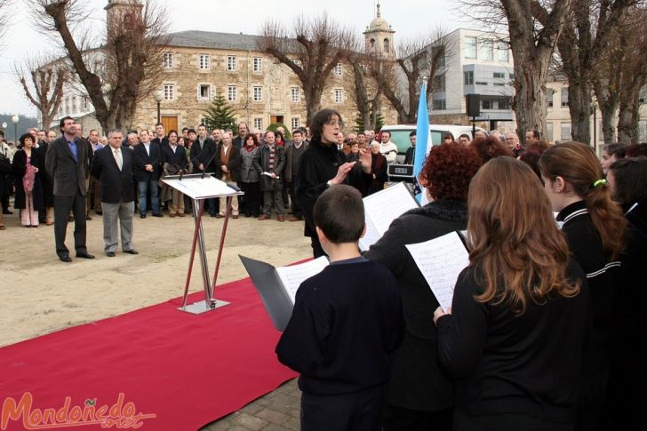 Centenario del Himno Gallego
Un momento del homenaje
