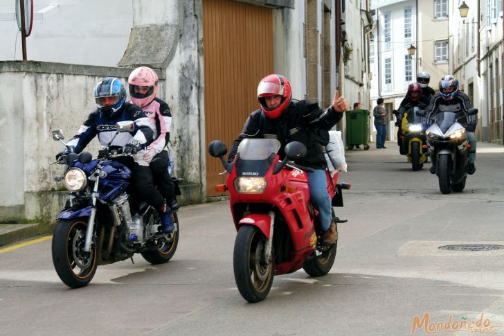 Concentración de motos
Inicio de la ruta turística

