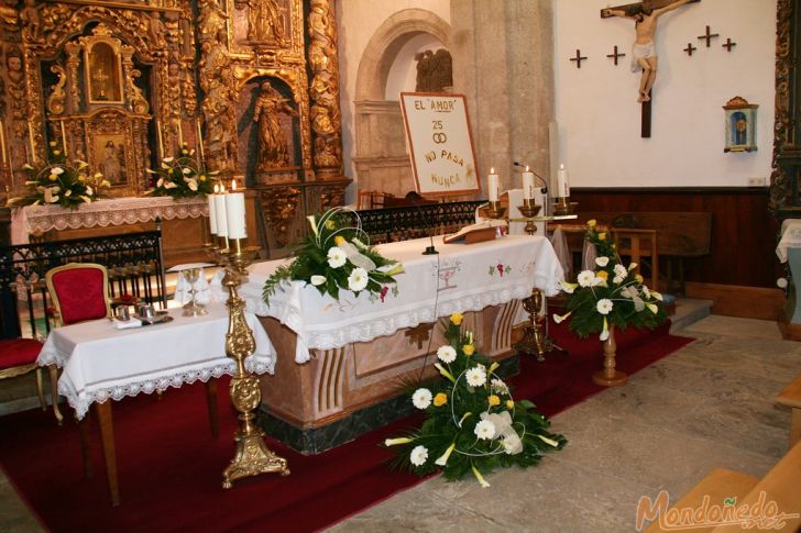 Convento de la Concepción
Iglesia adornada para unas bodas de plata

