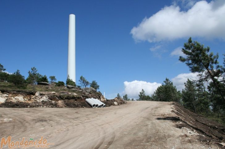 Parque eólico en la Toxiza
Pistas abiertas para instalar las torretas
