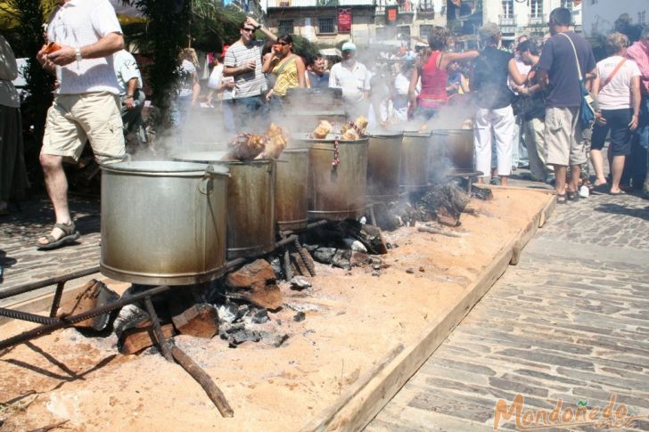 Mercado Medieval 2007
Preparando el jamón cocido
