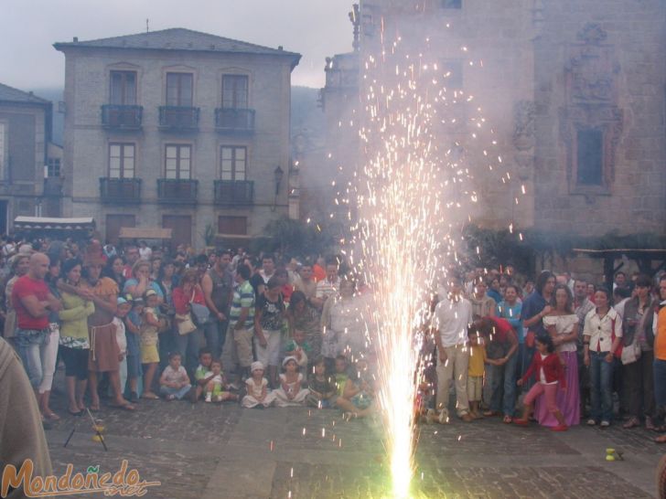 Mercado Medieval 2007
Fuegos artificiales. Foto de S. Cea
