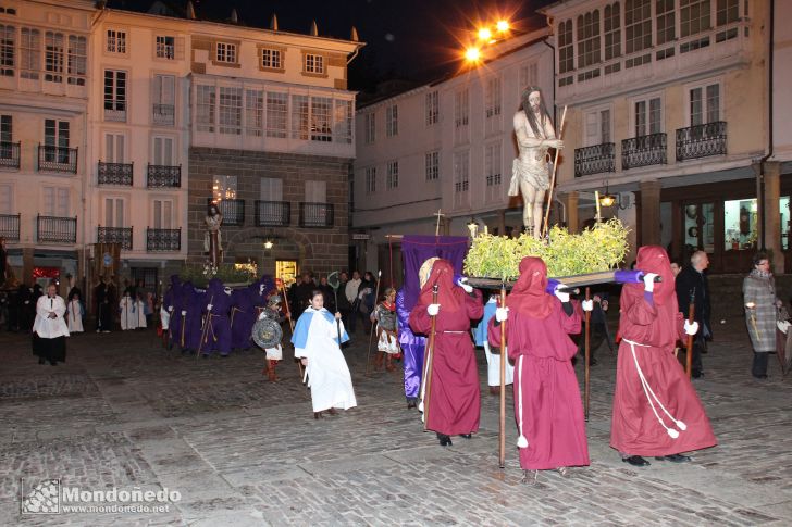 Jueves Santo
Pasando por la Praza da Catedral
