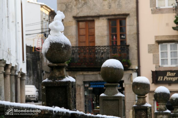 Nieve en Mondoñedo
Mini-muñeco de nieve
