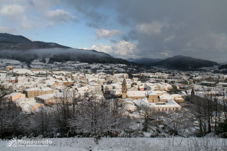 Nieve en Mondoñedo
La ciudad cubierta de nieve
