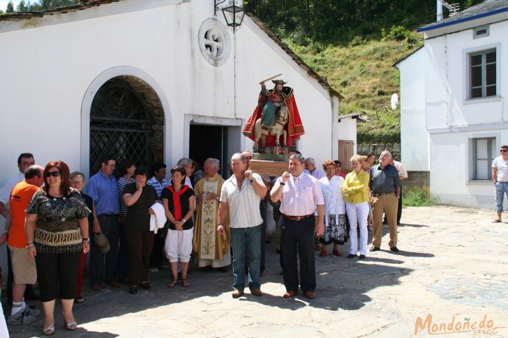 Día de Santiago
Saliendo de la capilla
